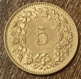 C50 - Moneda foarte veche - Elvetia - 5 rappen - 2008