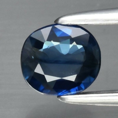 ~ &amp;gt; &amp;gt; SAFIR NATURAL ALBASTRU SUPERB - 0,47 ct. Certificat de Autenticitate foto