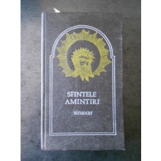 SFINTELE AMINTIRI. SINAXAR (1992, editie cartonata)
