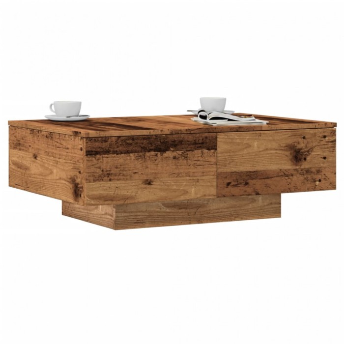 vidaXL Măsuță de cafea, lemn vechi, 90x60x31 cm, lemn prelucrat 856570