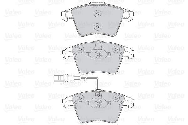 VALEO 302041 FIRST set placute frana,frana disc