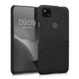 Husa Kwmobile pentru Google Pixel 4a, Textil, Gri, 58138.19, Carcasa