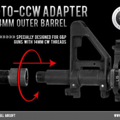 Adaptor supresor 14mm CW to CCW [Madbull]