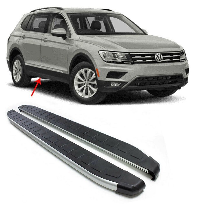 Praguri + sistem de prindere dedicat VW Tiguan II 2016-2020
