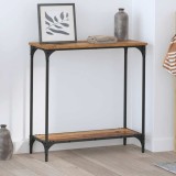 vidaXL Masă de consolă Lemn vechi 75 x 30.5 x 75 cm Lemn compozit