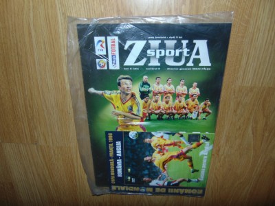 Revista Ziua Sport + DVD - Romania -Anglia 1998 -tipla foto