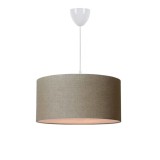 Cumpara ieftin Lustra cu o singura lumina PWL-1091, E27 bej, 38x70 cm
