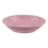Farfurie Ad&acirc;ncă Plastic, Roz, Diametru 18 cm, Oem