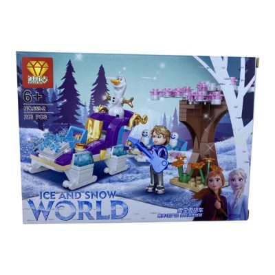 Set constructie replica Frozen 2 - sania NO. 669-2 foto