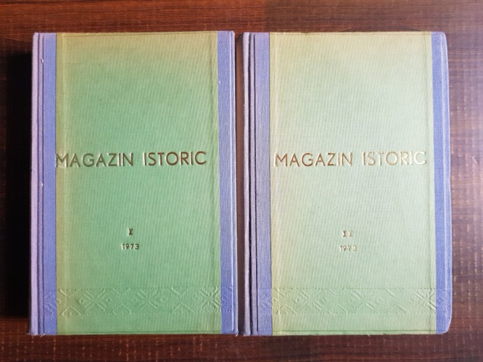 Magazin Istoric. Anul 1973. 12 Numere legate in 2 volume (stare impecabila)