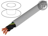 Cablu neecranat gri JZ-500 7x1,5mm&sup2; 300/500V