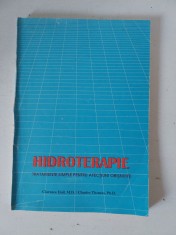 HIDROTERAPIE, TRATAMENTE SIMPLE PENTRU AFECTIUNI OBISNUITE, foto