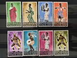 PC63 - Togo 1966 Costume/ dansuri traditionale, serie MNH, 8v