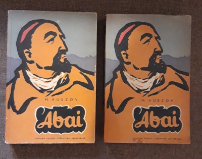 M Auezov Abai editie completa in doua volume foto