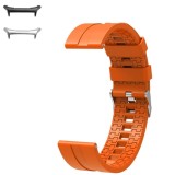 Curea din silicon compatibila cu Samsung Galaxy Watch Ultra, Squash Orange