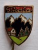 SINAIA - insigna veche anii 1970 - Turism - Drumetie