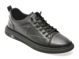Cumpara ieftin Pantofi sport BITE THE BULLET negri, 3628, din piele naturala