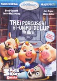 DVD animatie: Trei porcusori si-un pui de lup ( Jim Henson; dublat romana - vezi descriere )