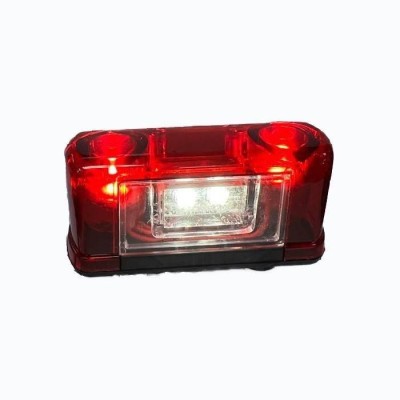 Lampa numar cu LED 12V alb + rosu foto