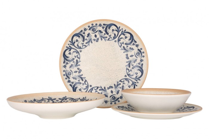 Bonna Set de vesela - Viento - 24 bucăți - 6 persoane - Porţelan