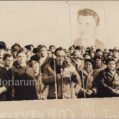 HST P2/240 Poză tribună manifestație România comunistă