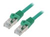 Patch Cord S/FTP Cat 6a Cupru LSZH Verde 1m Cablexpert, Gembird