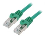 Patch Cord S/FTP Cat 6a Cupru LSZH Verde 1m Cablexpert, Gembird