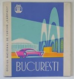 BUCURESTI , PLIANT DE PREZENTARE EDITAT DE OFICIUL NATIONAL DE TURISM CARPATI