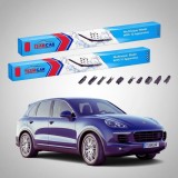 Cumpara ieftin Ștergătoare Porsche Cayenne 958 2010-2018 | Set Față Flat &ndash; TeamCar&reg;