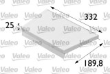 VALEO 698700 VALEO ESSENTIAL Filtru, aer habitaclu