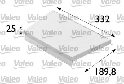 VALEO 698700 VALEO ESSENTIAL Filtru, aer habitaclu foto