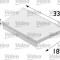 VALEO 698700 VALEO ESSENTIAL Filtru, aer habitaclu