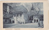 CP SIBIU Hermannstadt rathaushof curtea primariei ND(1917), Circulata, Fotografie