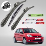 Cumpara ieftin Ștergătoare Ford Fiesta V Hatchback 5 uși (2002&ndash;2005) &ndash; Set Complet Flat