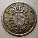 7.189 ANGOLA COLONIE PORTUGHEZA 2,5 ESCUDOS 1953, Africa, Cupru-Nichel