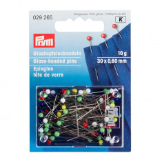 Ace de gamalie cu cap de sticla PRYM, 30 x 0.6 mm