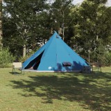 VidaXL Cort de familie Tipi Albastru impermeabil pentru 12 persoane