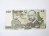 Austria 100 Schilling 1984 in stare buna/foarte buna,bancnota din imagini