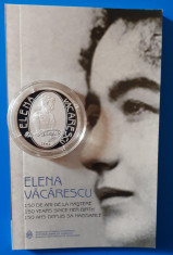 (M) Moneda argint - Elena Vacarescu foto