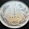 Moneda 1 LIRA TURCEASCA - TURCIA, anul 1972 * cod 155 A