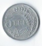Moneda 5 lei 1947 - Romania