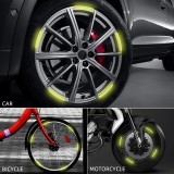 Set 20 bucati Elemente Reflectorizante &quot;Wheel Arch&quot; pentru autoturisme, biciclete, motociclete, atv-uri, scutere, culoare Argintiu FAVLine Selection, Oem