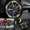 Set 20 bucati Elemente Reflectorizante &ldquo;Wheel Arch&rdquo; pentru autoturisme, biciclete, motociclete, atv-uri, scutere, culoare Argintiu