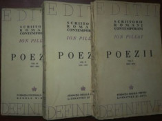 Poezii 3 volume- Ion Pillat foto