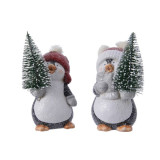 Figurina - Penguin Terracotta Xmas Tree - mai multe modele | Kaemingk