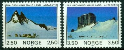 Norvegia 1985 - Expeditii, Antarctica, serie neuzata foto