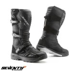 Cumpara ieftin Ghete (cizme) pentru scuter - motocicleta Adventure (Touring) Unisex Seventy model SD-BA4 culoare: negru Negru 46