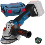 Bosch GWS 18V-10 SC - Polizor unghiular fara acumulatori si incarcator Li-Ion 18 V - Ah 150 mm valiza speciala accesorii