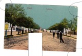 CP Ploiesti (scris Ploesti) - Bulevardul, ocupatia germana, circulata 1918, KuK, Printata