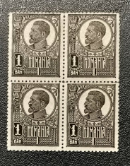 Romania Lp 72 Ferdinand I bust mare 1 ban bloc MNH foto